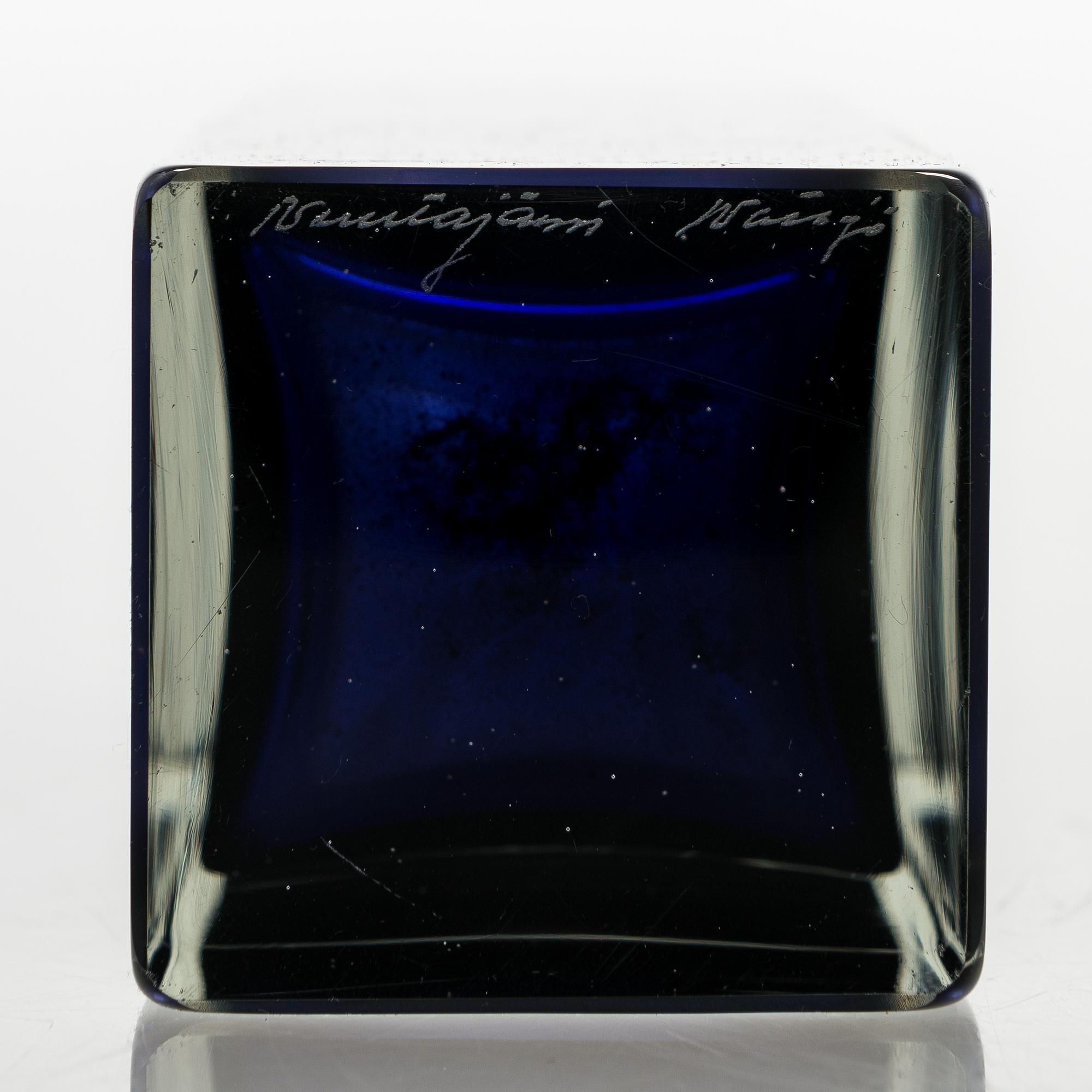 KAJ FRANCK, MALJAKOITA, 4 kpl, lasia. SIgneerattu Nuutajärvi Notsjö.