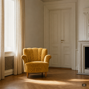 Armchairs, a pair, Swedish Modern. 1940s.
