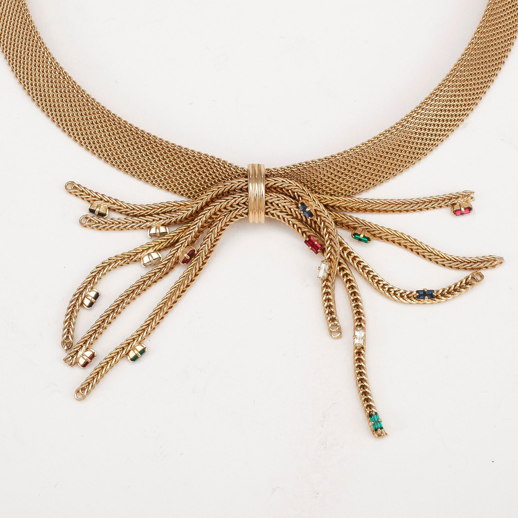 CHRISTIAN DIOR, necklace.