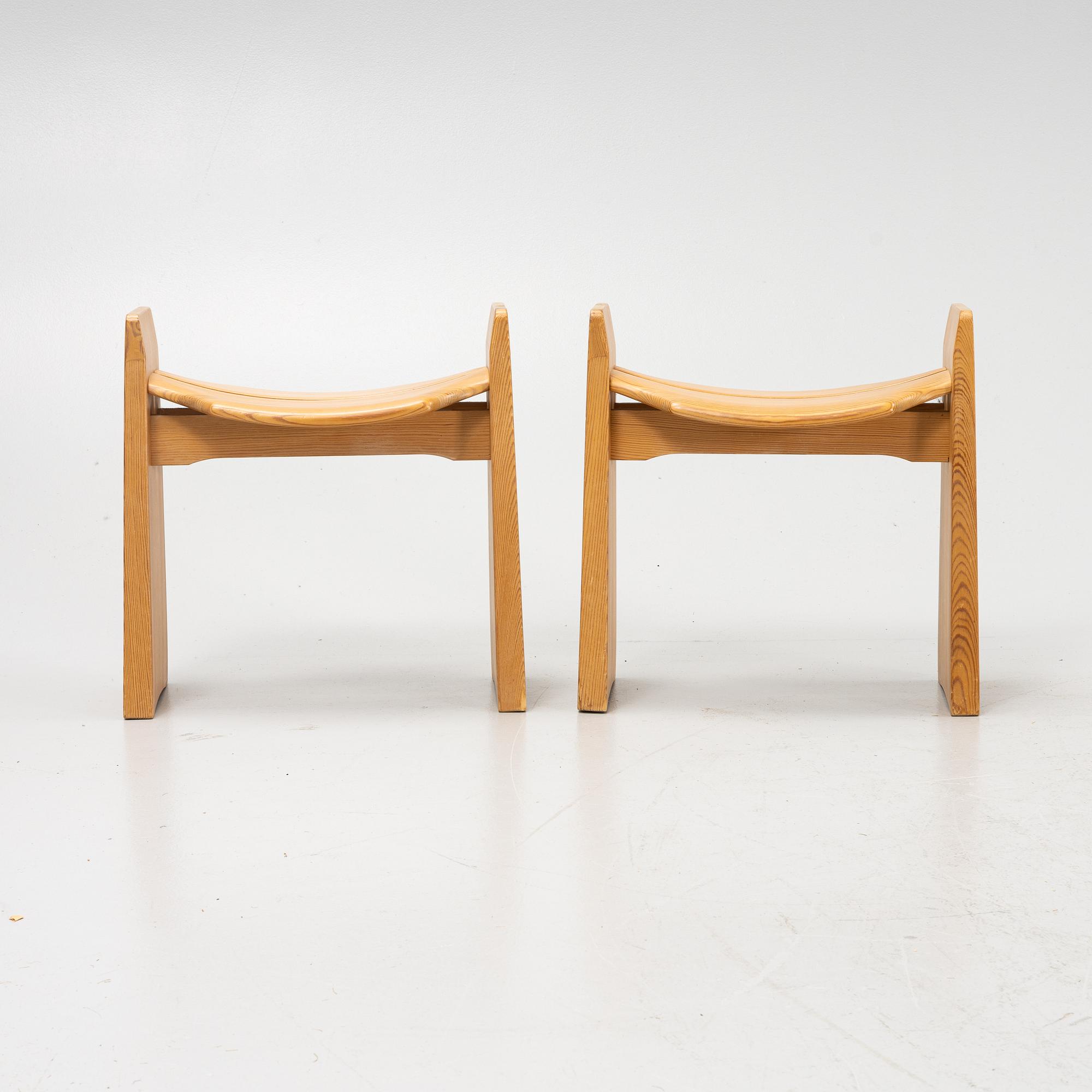 Gilbert Marklund, pallar, ett par, ”Jonte”, Furusnickarn.