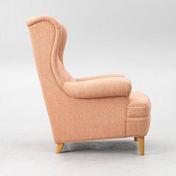 Carl Malmsten, Fåtölj, ”Häggbom”, O.H.Sjögren, Tranås 2021.