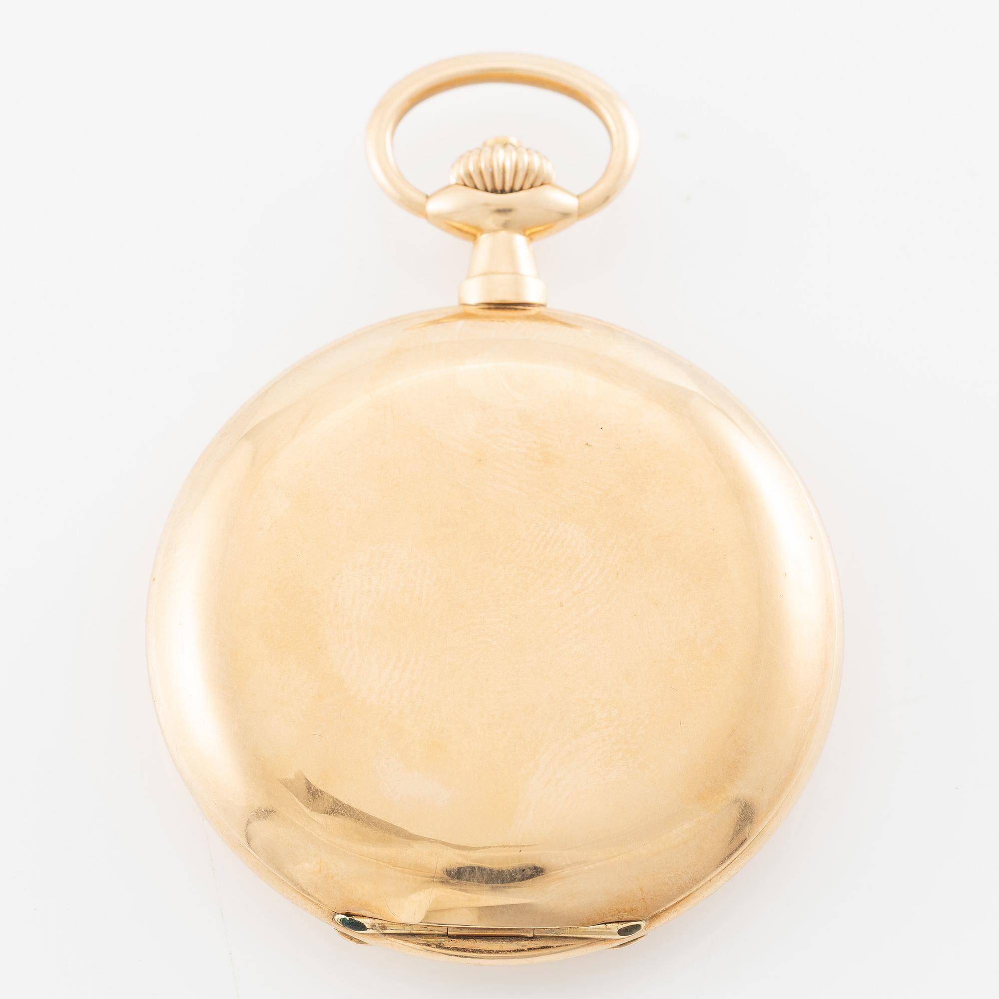 A. Lange & Söhne, Deutsche Uhrenfabrikation Glashütte, hunter, ca 1920.