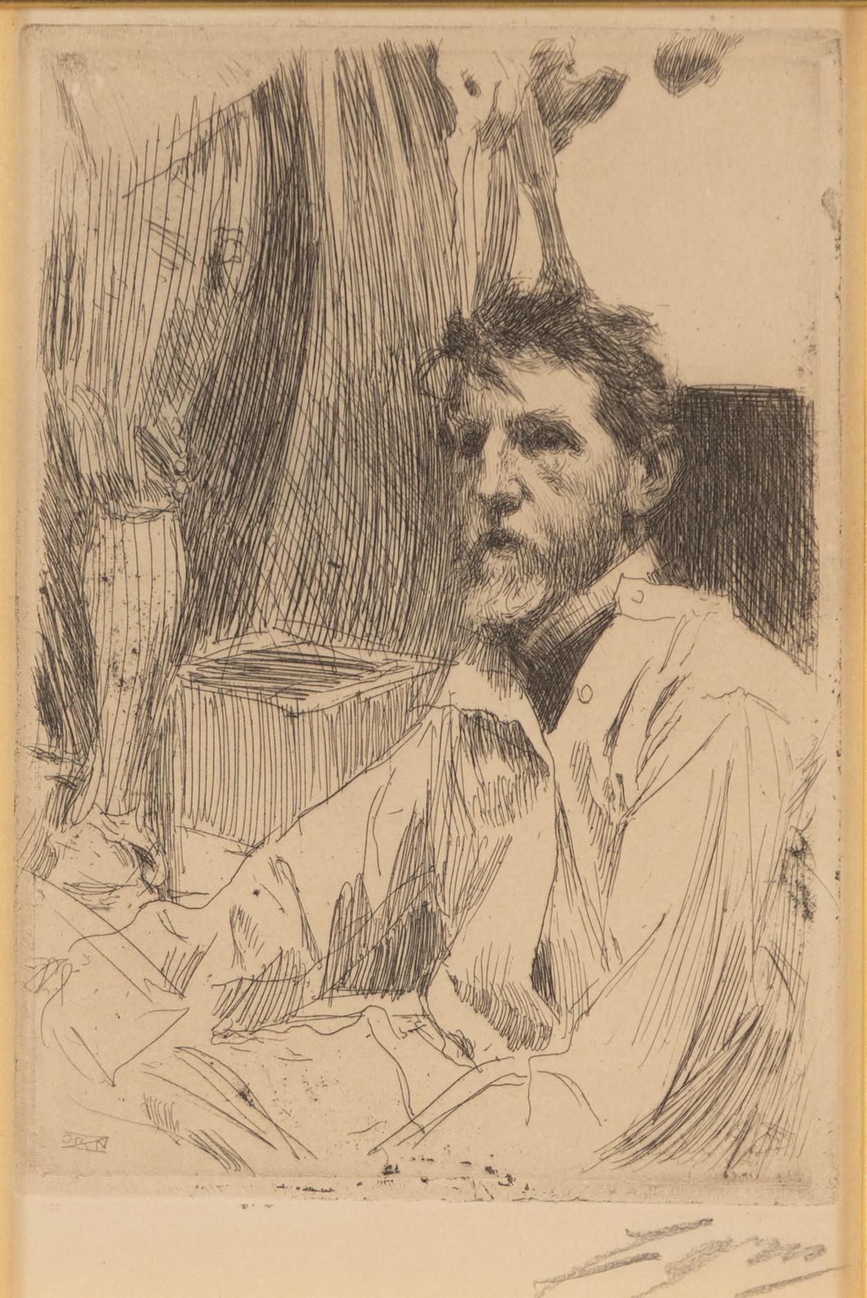 Anders Zorn, "August Saint Gaudens I".