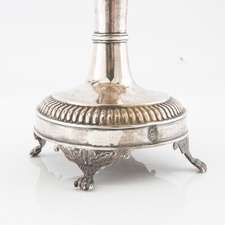 Johan Grönwall granulated sugar bowl, silver, Vänersborg, 1830, Empire style.