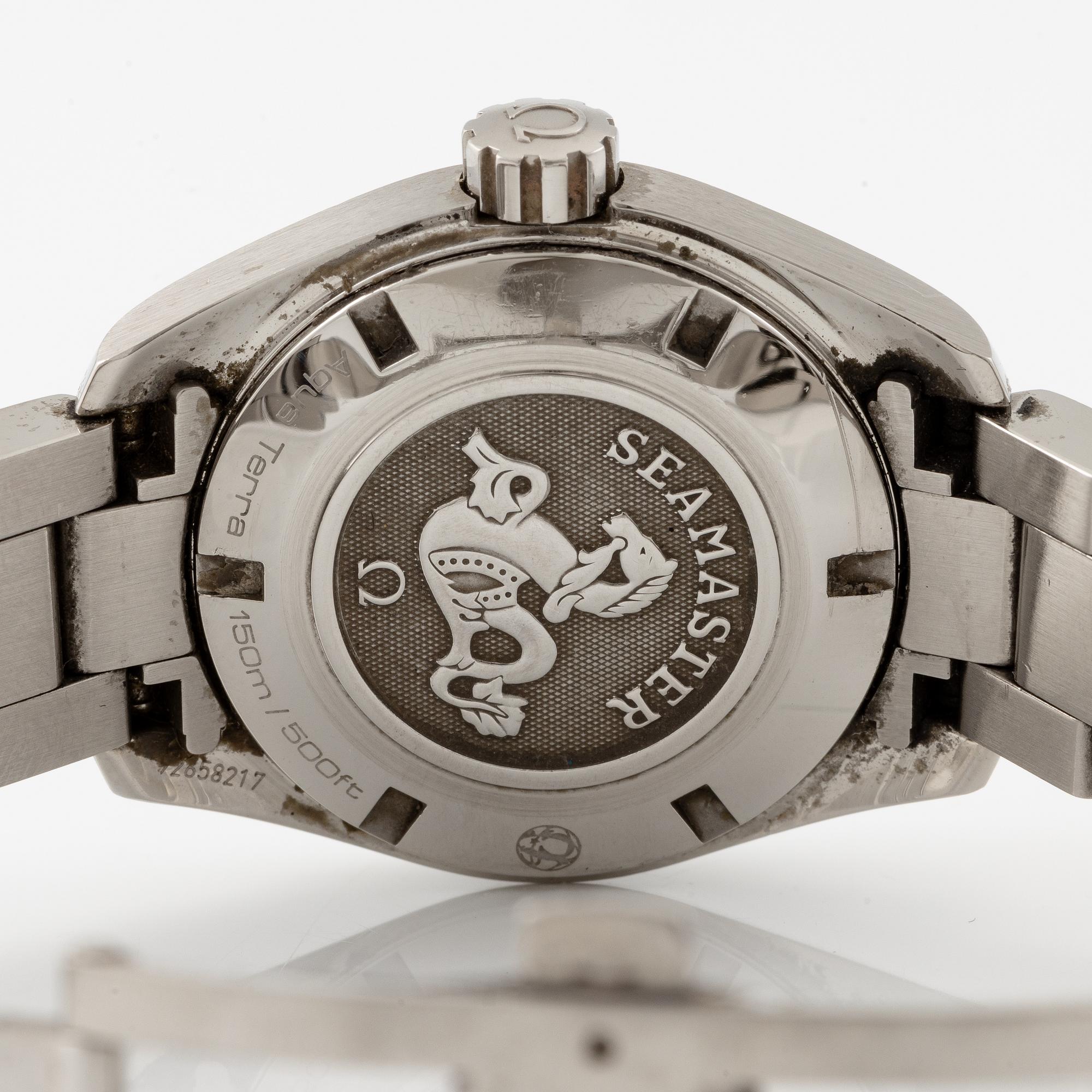 Omega, Seamaster, Aqua Terra, wristwatch, "Diamond Dial", 30 mm.