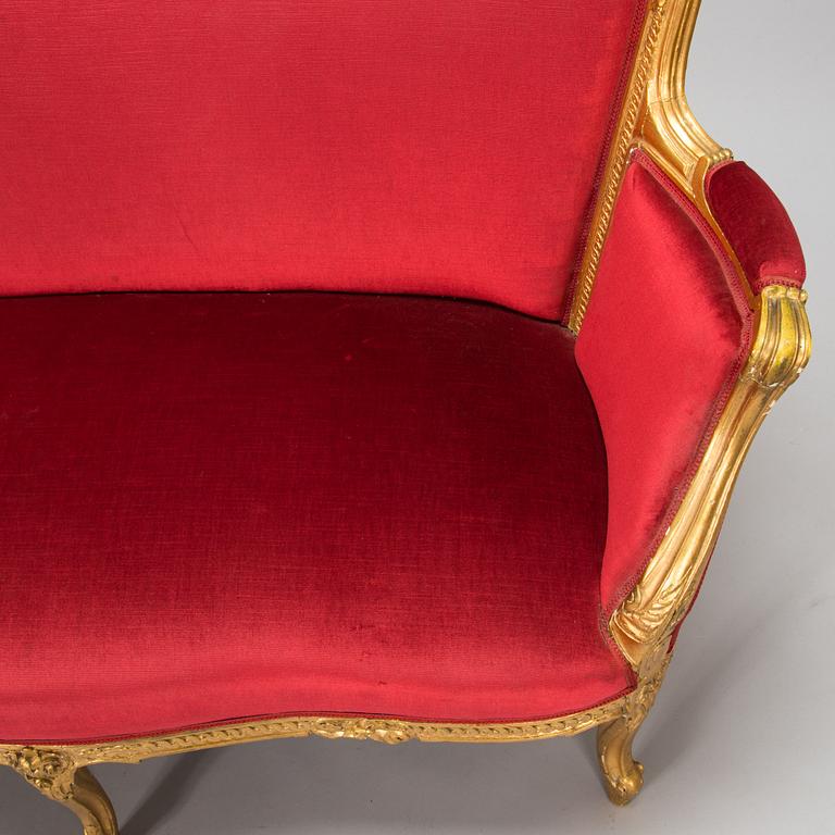 Soffa, Louis XVI stil 1800-talets slut.