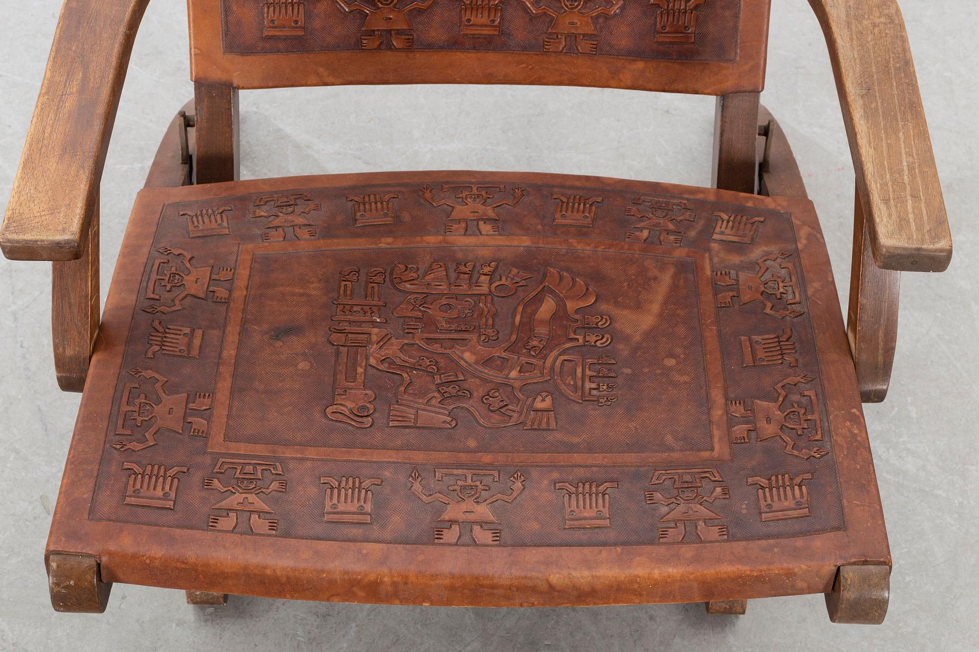 ANGEL PAZMINO, fällstol 1900-talets andra hälft.