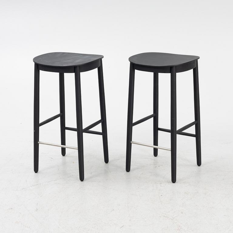 Note Design Studio, a pair of 'Figurine' stools, Fogia.