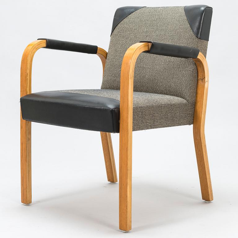 ALVAR AALTO. A late 20th century model 46 armchair. Made to order.