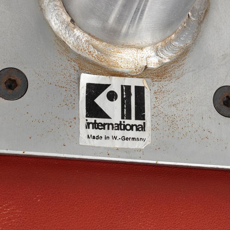 A pair of model FK 6725 armchairs by Fabricius & Kastholm for Kill International.