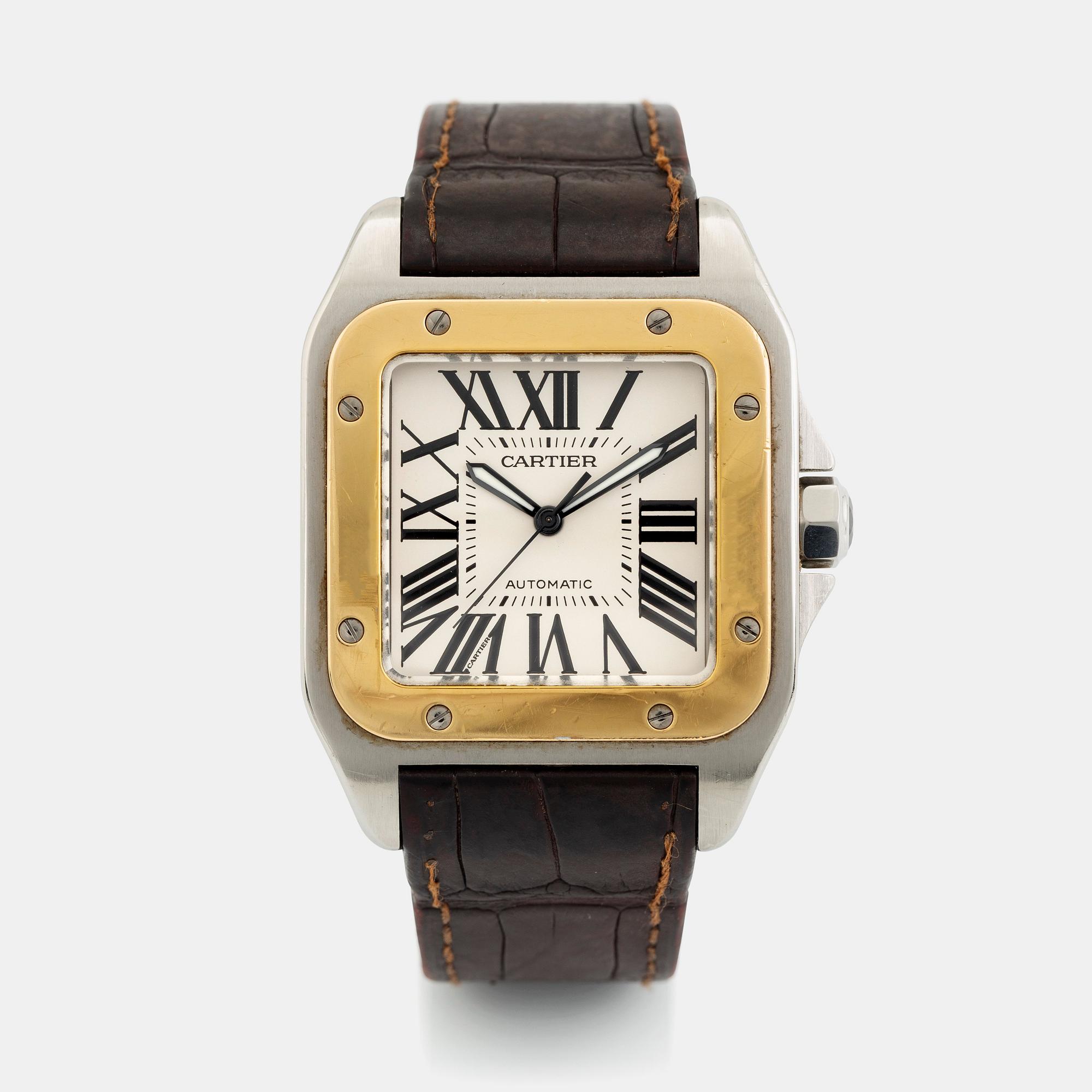 Cartier santos 100 2004 discount