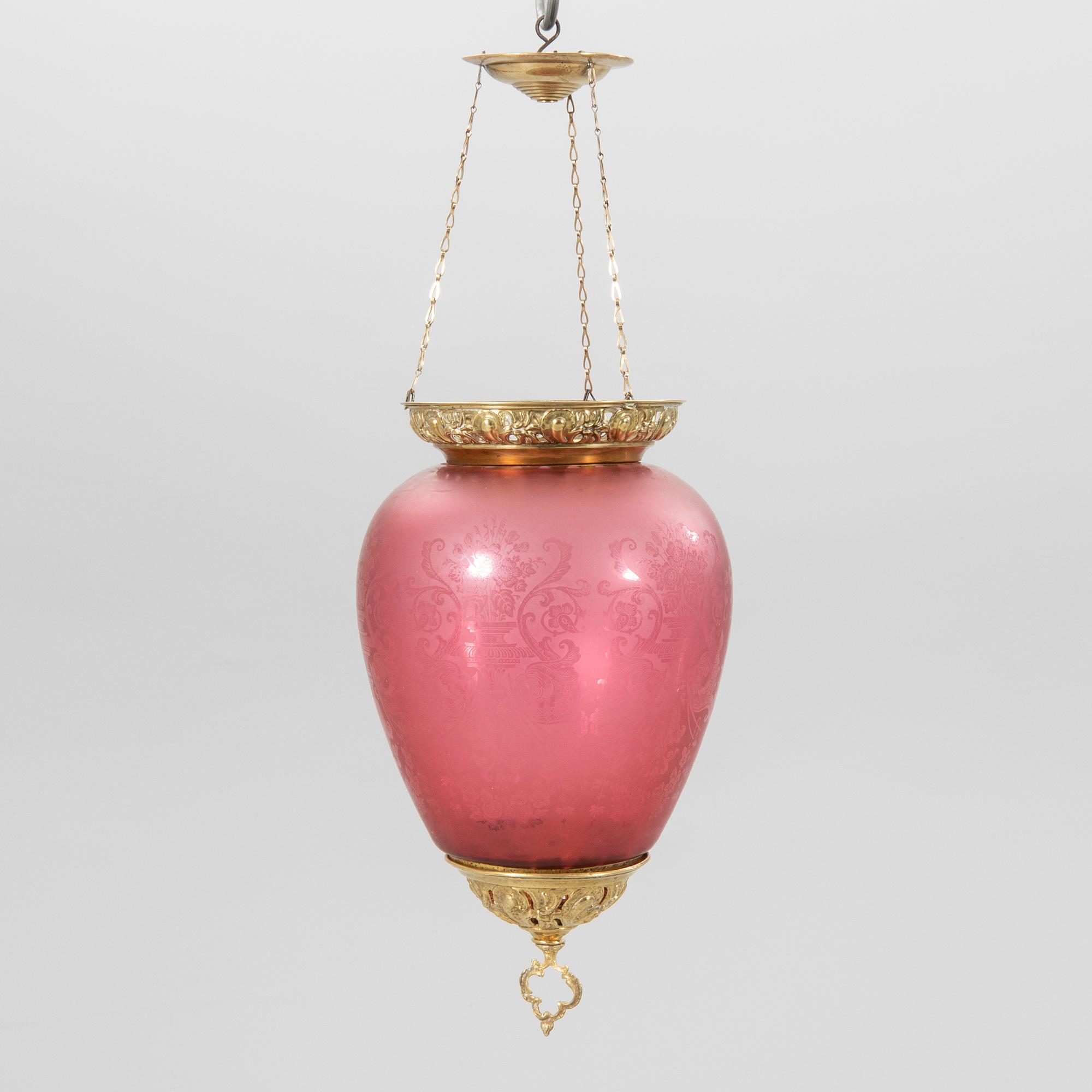 Hanging lamp 20th century.