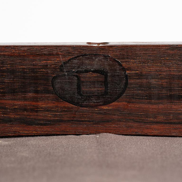 Ib Kofod-Larsen, a rosewood "Elizabeth" easy chair, cabinetmakers Christensen & Larsen, Denmark, 1950s-60s.