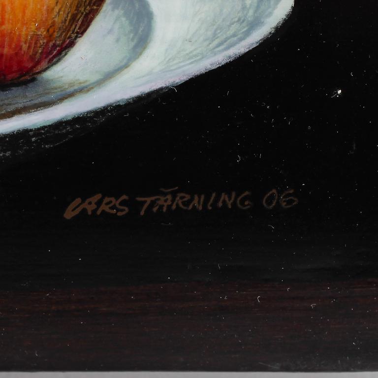 LARS TÄRNING, 2 st, blandteknik på pannå, signerade och daterade -06.