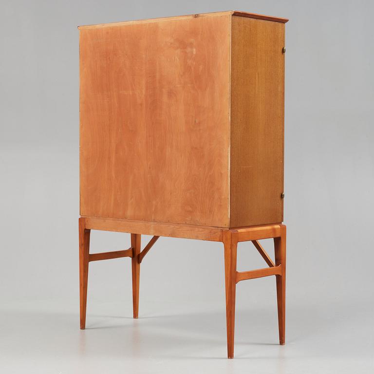 A Swedish Modern mahogany and birch cabinet attributed to Sven-Erik Skawonius, Stockholm 1940-50's.