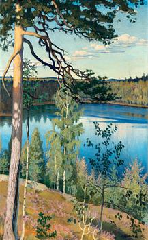 Väinö Blomstedt, "LAKE IN THE WILDERNESS".