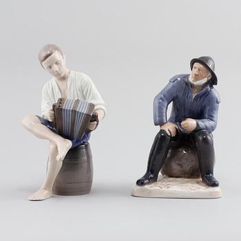 FIGURINER, 2 st, porslin, Bing & Gröndahl, 1900-talets andra hälft.