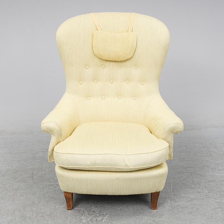 CARL MALMSTEN, fåtölj, "Solo", 1900-talets andra hälft.