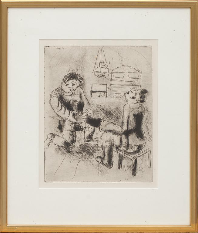 MARC CHAGALL, etsning, signerad i plåten.