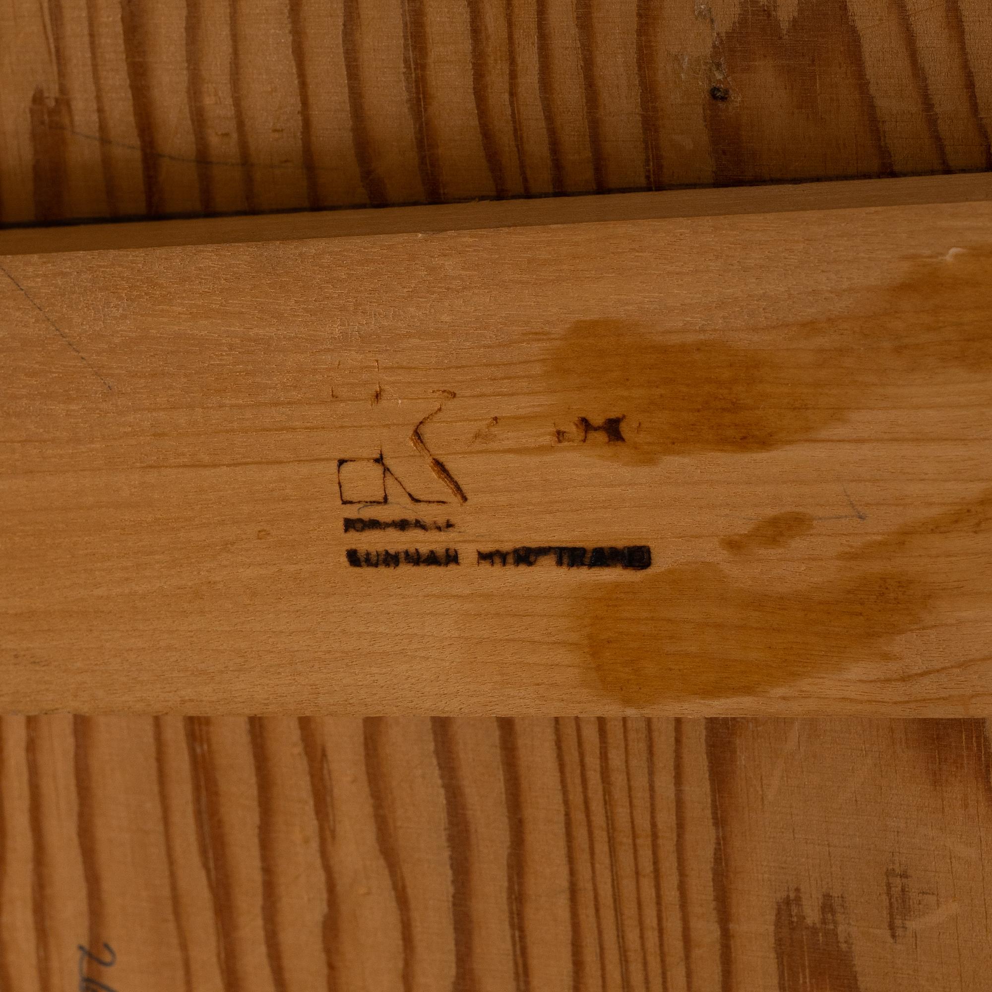 Gunnar Myrstrand, a oak sofa, Källemo, 1960's/70's.
