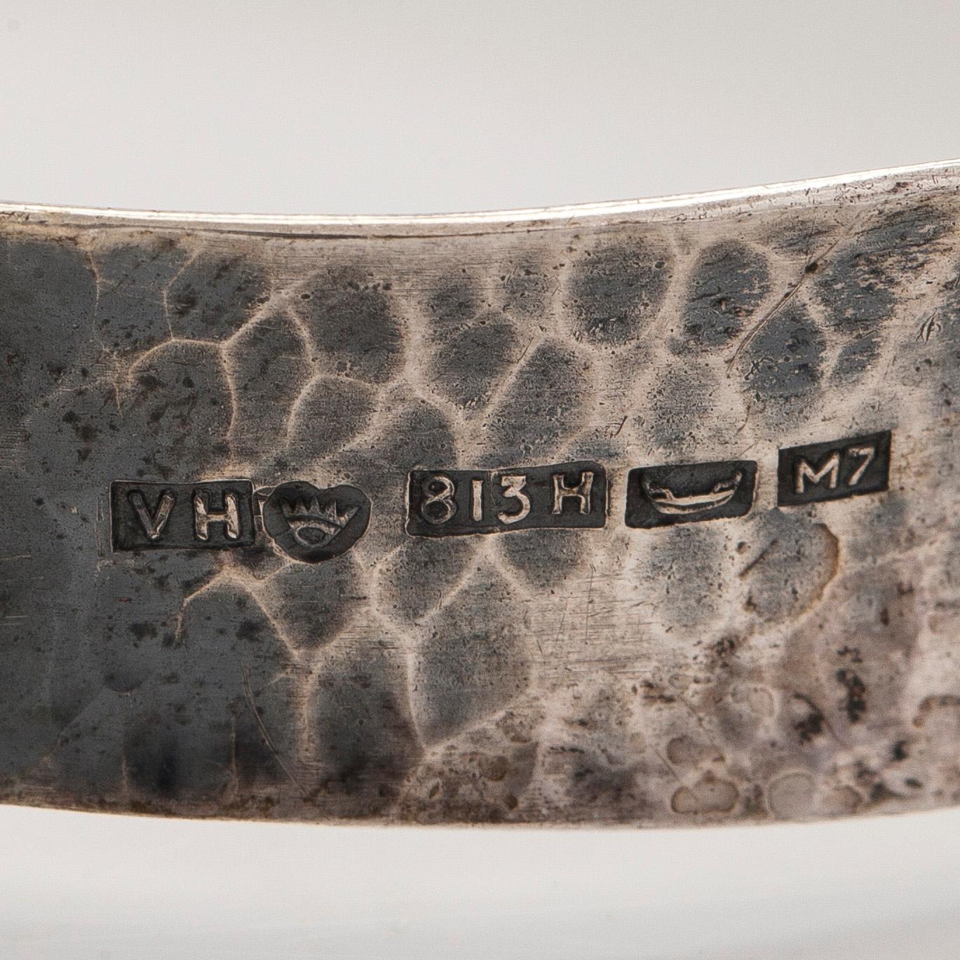 Väinö Hamara, bracelet, silver, Helsinki, 1965.