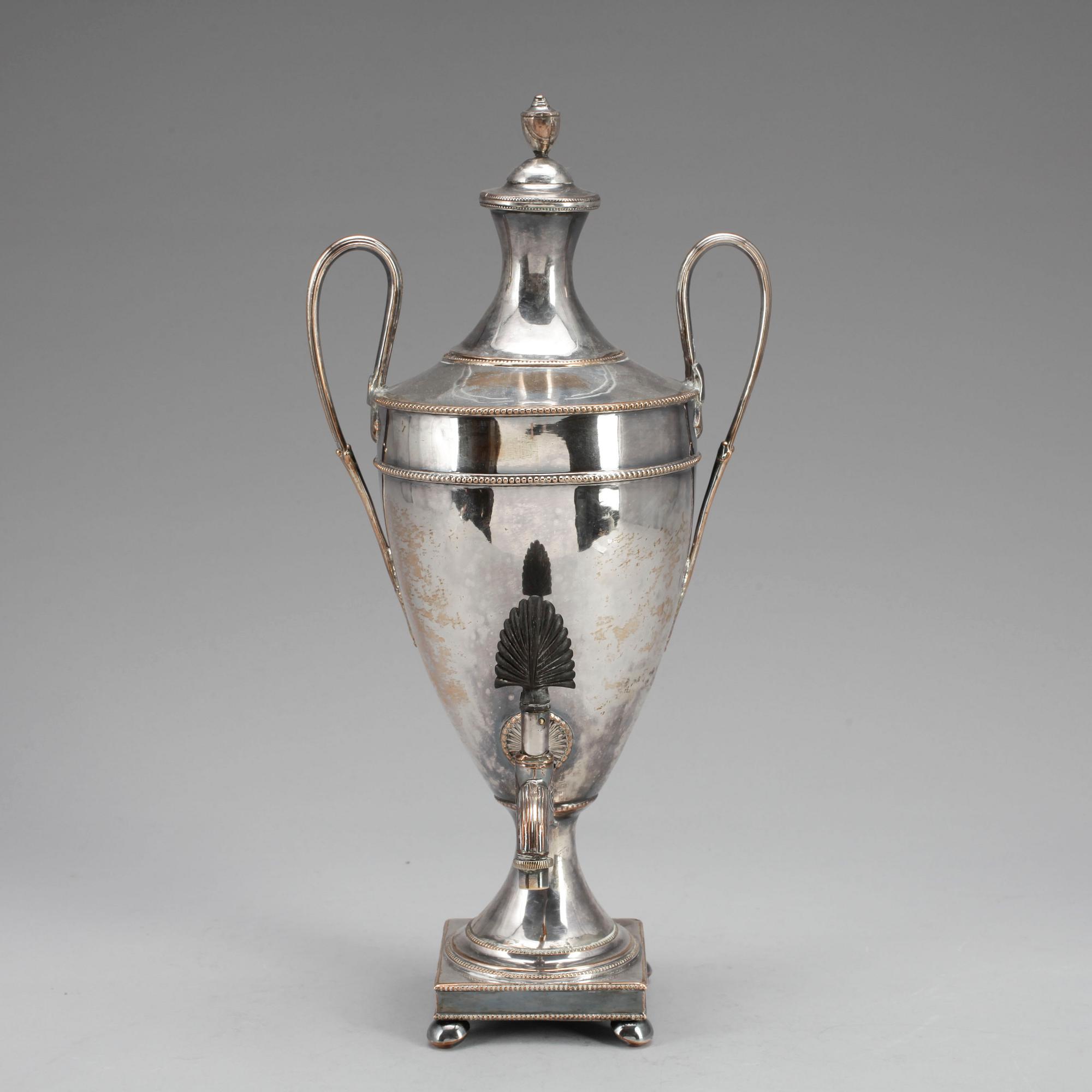 SAMOVAR, pläter, troligen empire och 1800-talets första hälft.