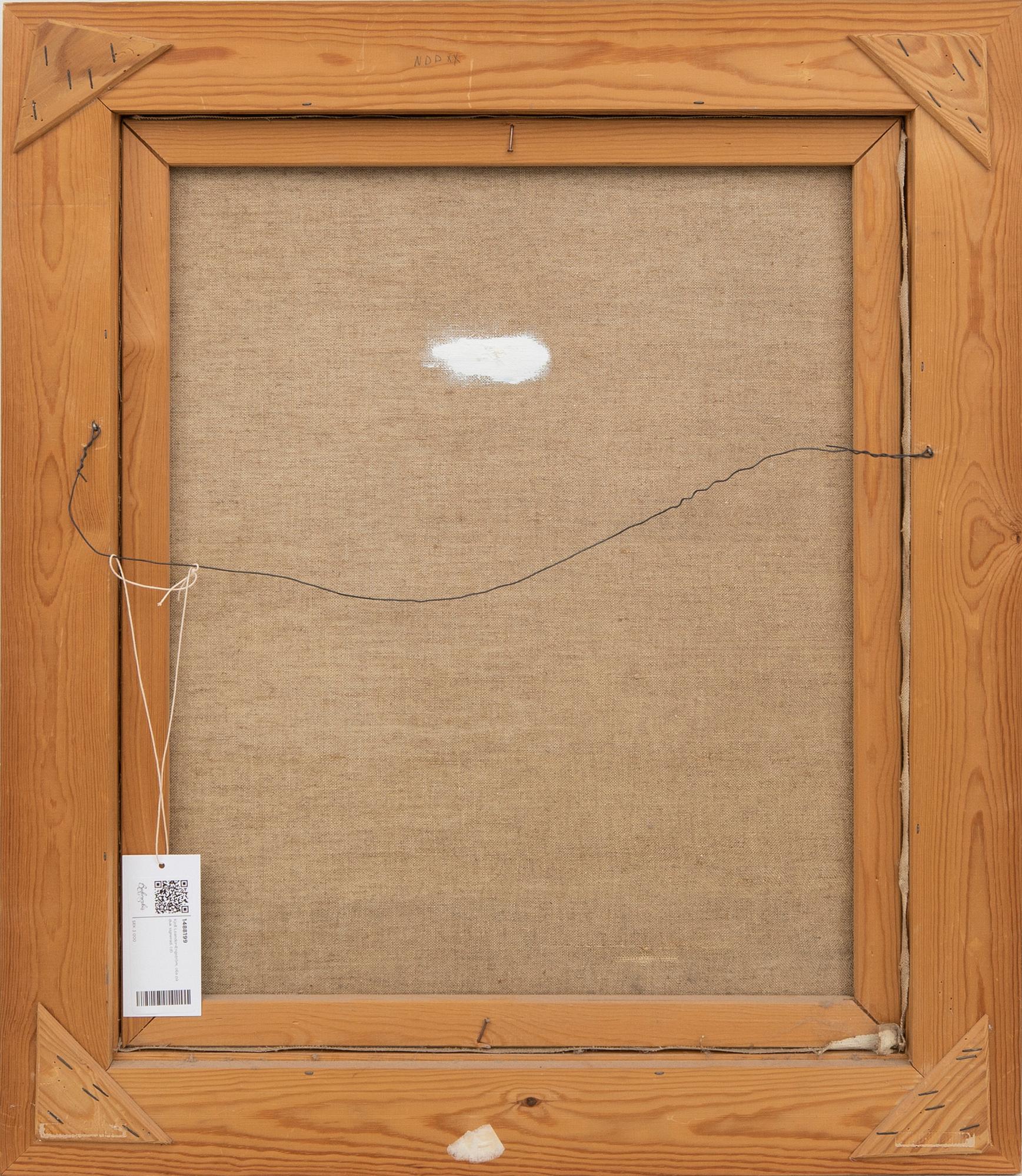 Kjell Leander-Engström, oil on canvas signed.
