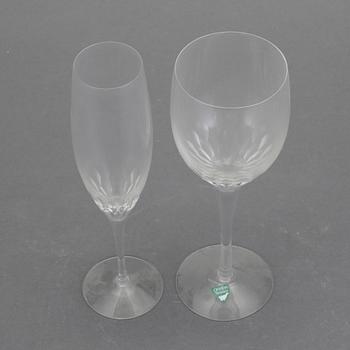 SERVISDELAR, 16 st, "Prelude", Nils Landberg, Orrefors.