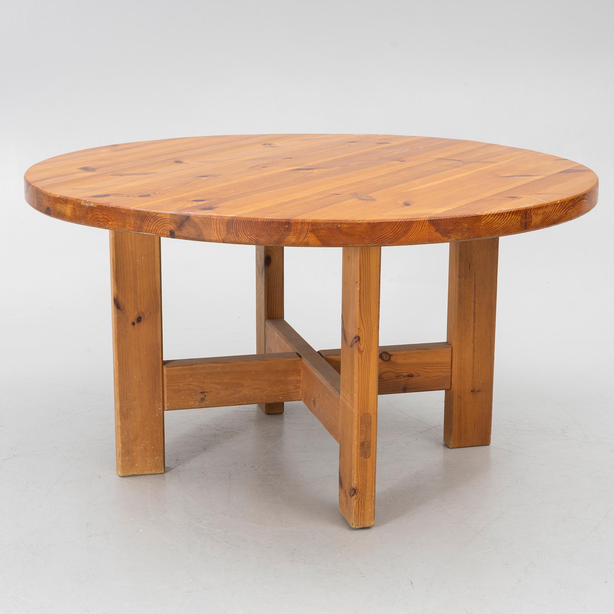 Roland Wilhelmsson, Dining table, 1970s.