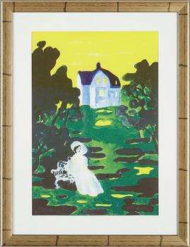 Peter Dahl · PETER DAHL, färglitografi, signerad, numrerad 233/375.