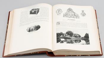 BOKVERK, 3 band, "Danske herregaarde ved 1920", Henrik Koppels Förlag, Köpenhamn, 1922-23.