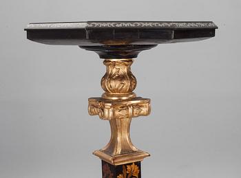 A pair of French Baroque circa 1700 candle stands.