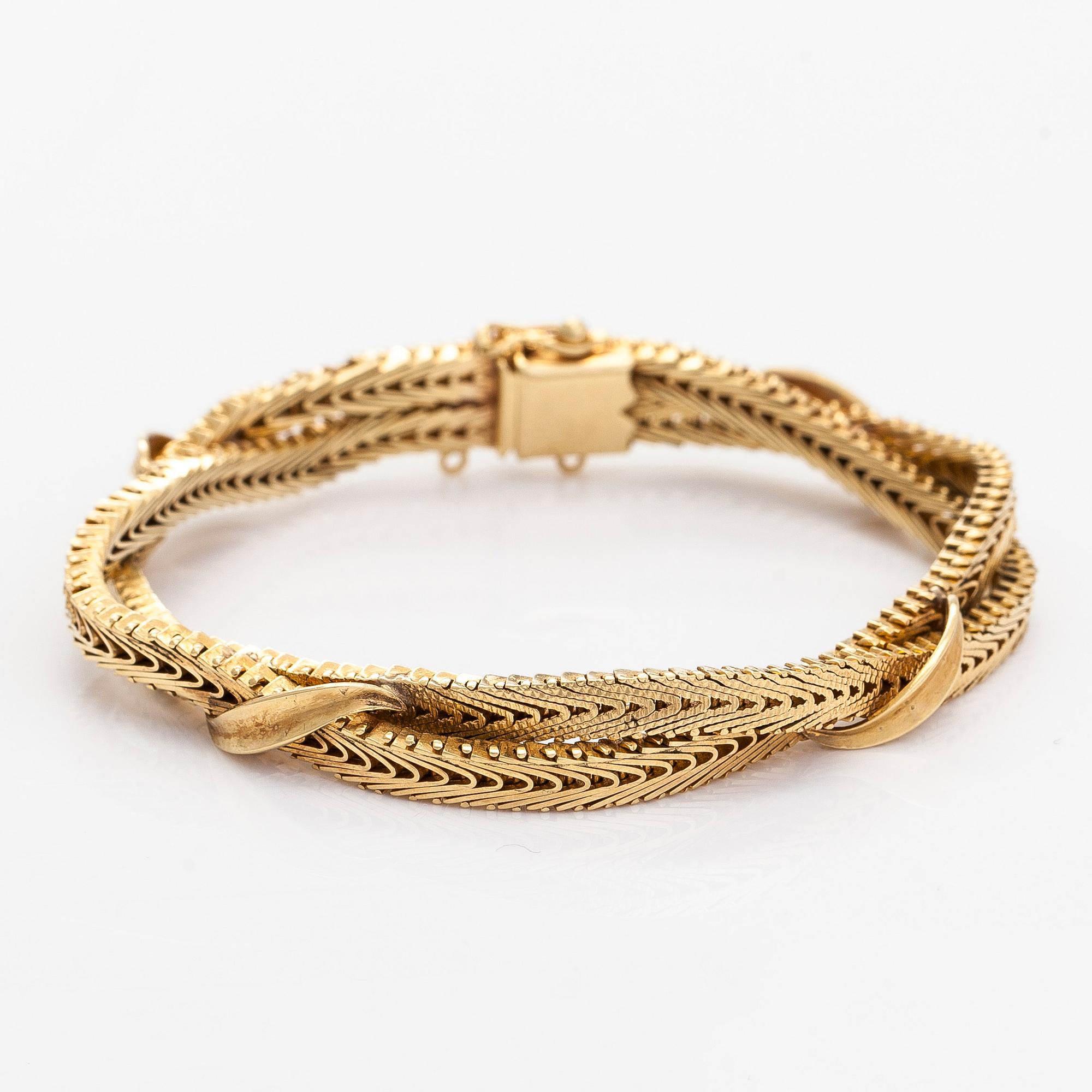 Armband, 17K guld.