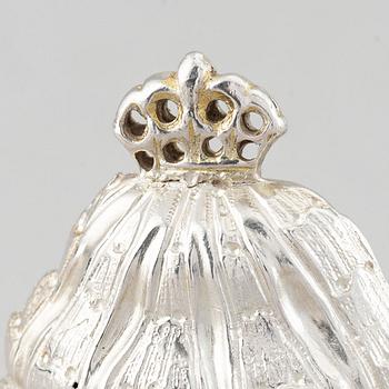 A danish silver box, Philip Gerhard Schenck,  Köpenhamn 1774-84.