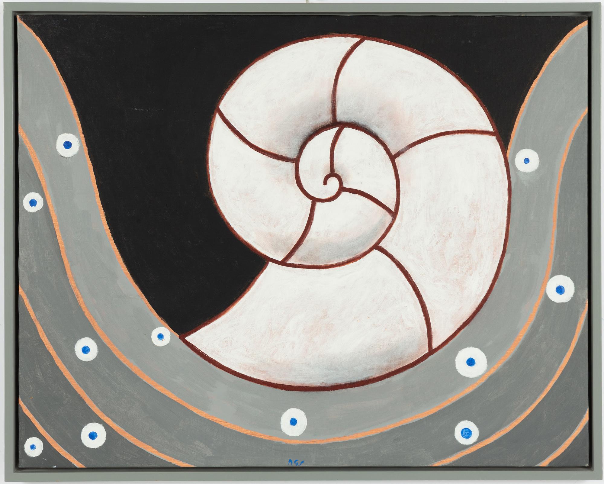 Nils Gunnar Stenqvist, Komposition med snäcka.