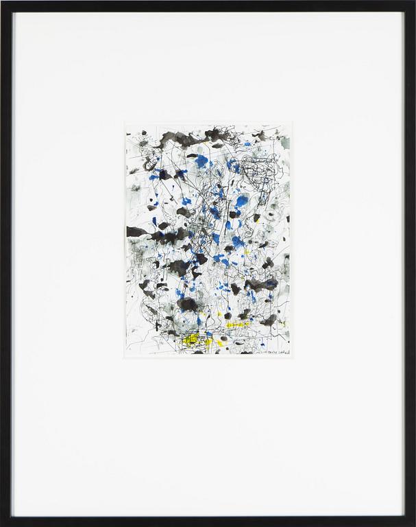 Carl Michael Lundberg, mixed media on paper, signed and dated 2006.