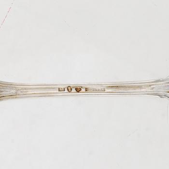 A collection of silver, including Gustaf Möllenborg, 19th century.