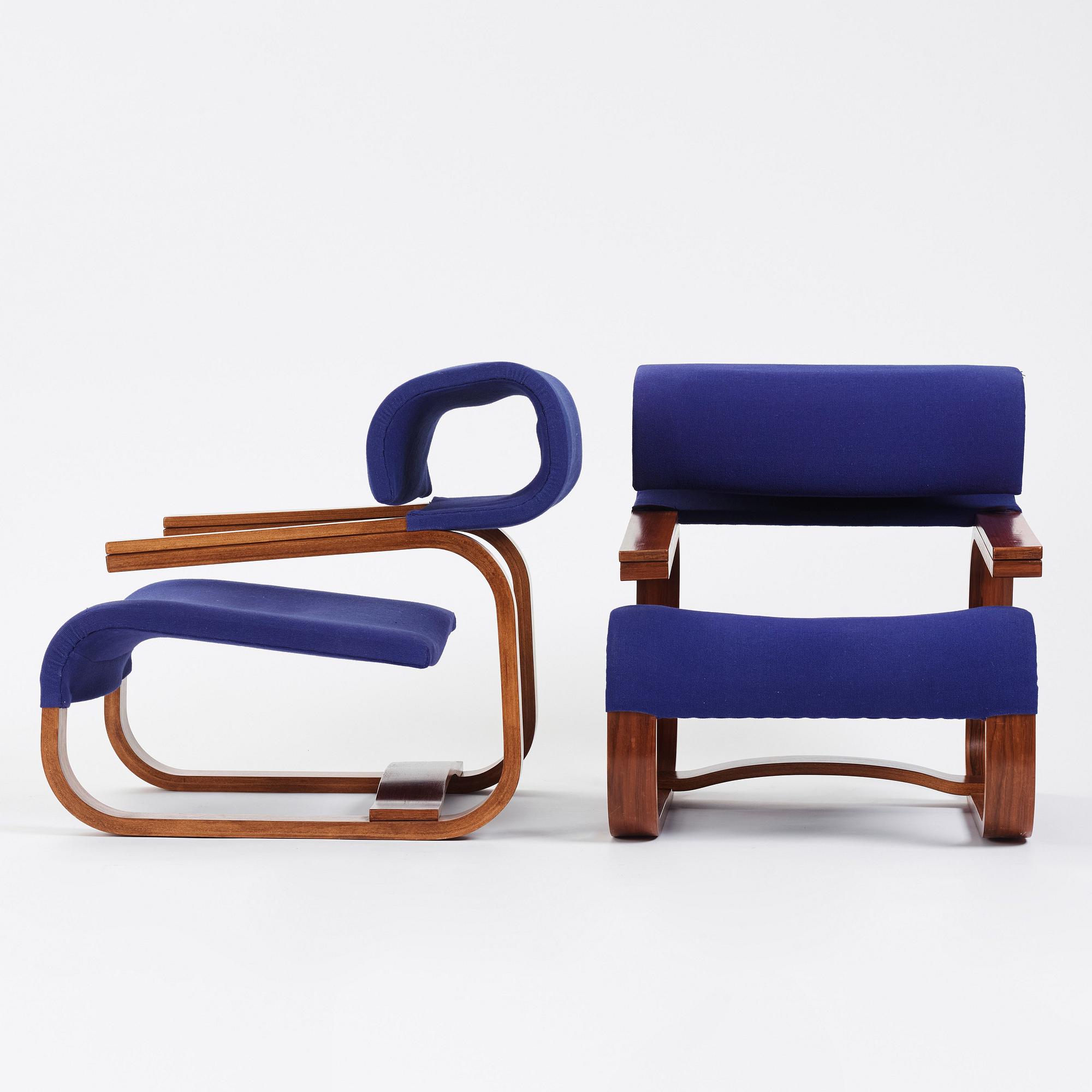Jan Bocan, fåtöljer, ett par, Thonet, proveniens Tjeckoslovakiska ambassaden i Stockholm 1972.