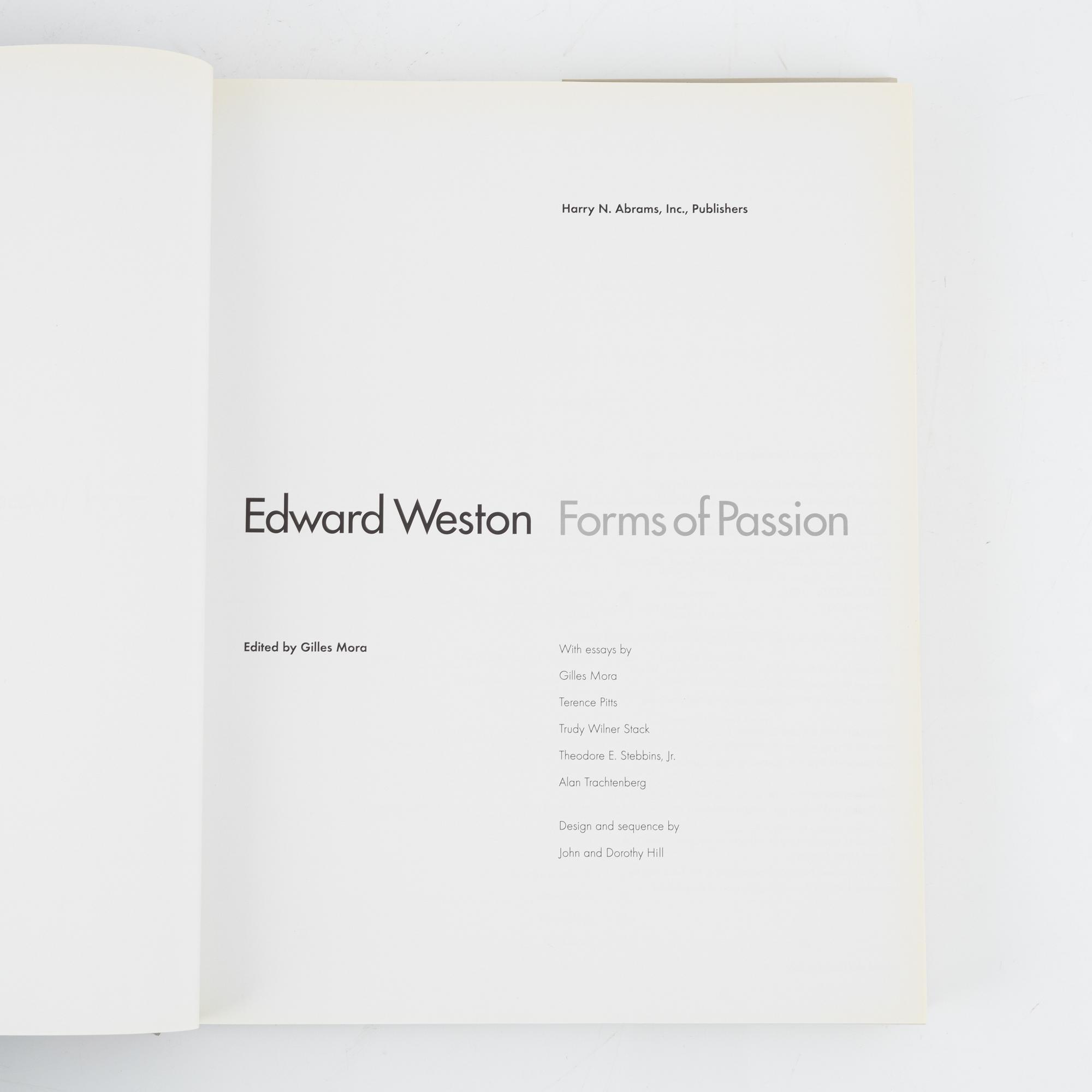 Edward Weston, 2 photobooks.