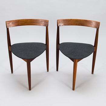 HANS OLSEN, A teak dining table with four chairs, Frem Røjle, Denmark 1950's.