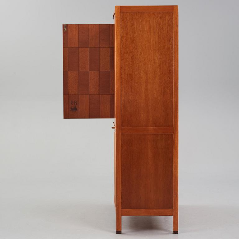 David Rosén, a mahogany and teak cabinet, for Stockholm's Association of Crafts, signed and dated 1959.