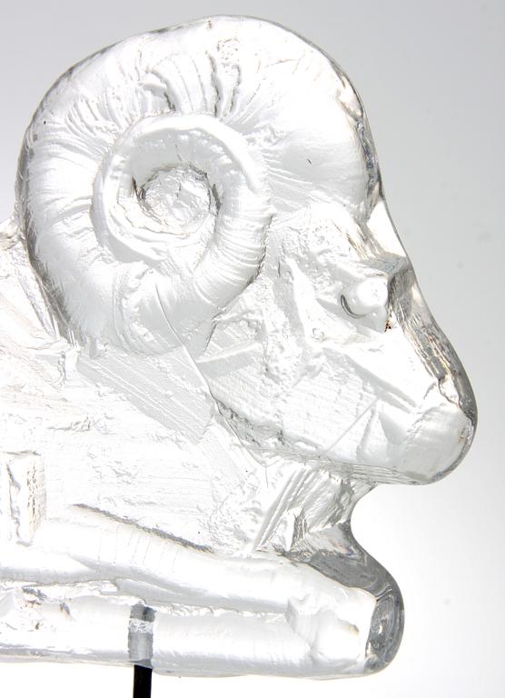 VAS samt RELIEF, glas, Bertil Vallien samt Erik Höglund, Kosta Boda.