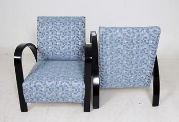 FÅTÖLJER, ett par, Art decostil, 1900-talets mitt.