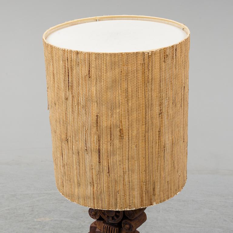 BERNARD ROOKE, a 'Totem' stoneware table/floor lamp, England, 1960's/70's.