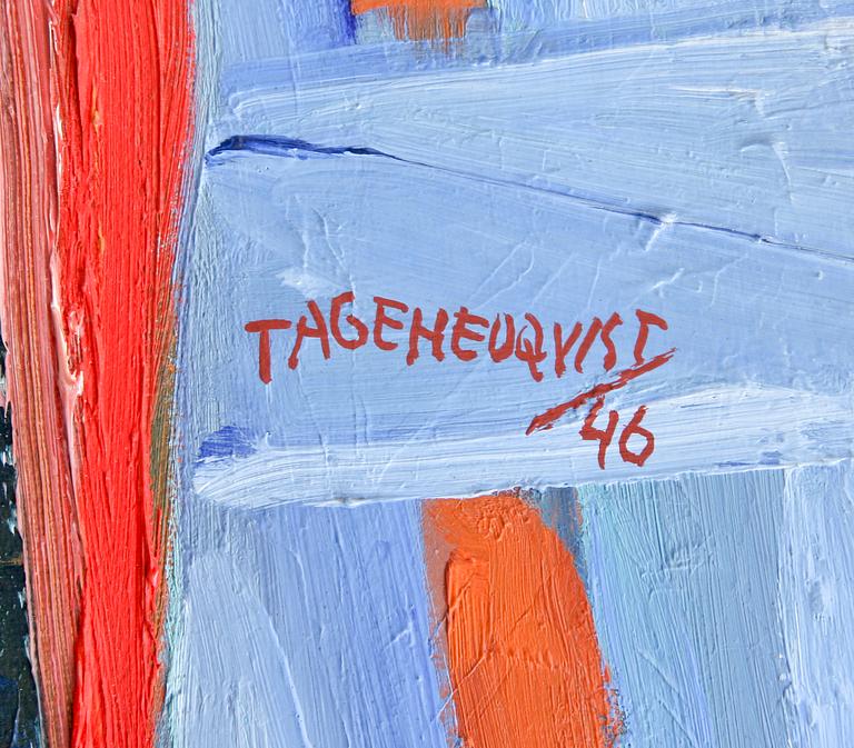 TAGE HEDQVIST, olja på duk, sign o dat- 73.
