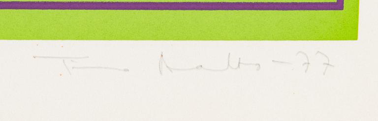 Portfolio with eleven serigraphs, signed and numbered 67/110, 1977.