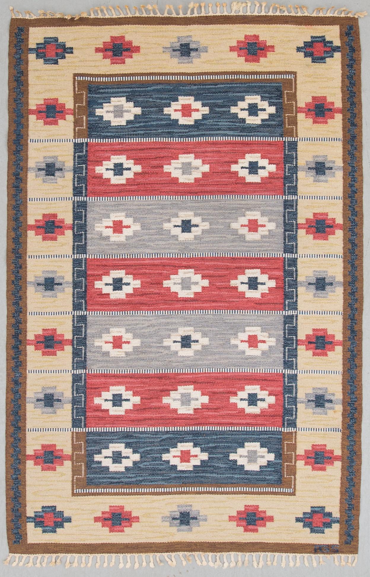 MATTA, rölakan, monogramsignerad AGS (Anna Greta Sjöquist). Ca 227 x 151 cm.