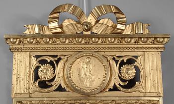 SPEGEL, sengustaviansk, med Stockholms hallstämpel, otydl. dat (18??).