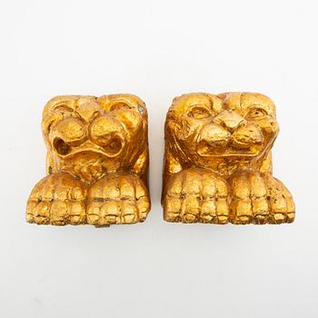 Decorative elements 2 pcs Baroque style 19th century or earlier.