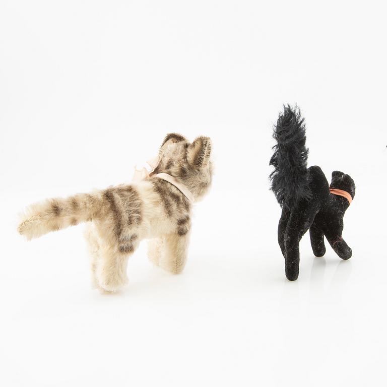 Toy animals, 12 pcs, Steiff, Germany, second half of the 20th century.